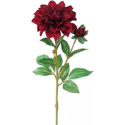 Dahlia Tak Donker Rood 60 cm kunstplant - Buitengewoon de Boet