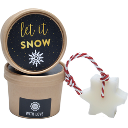 Soap en gifts - Soap in a bowl Let it snow