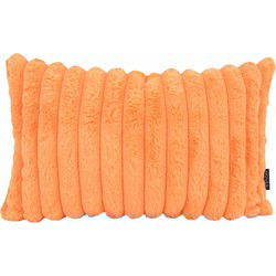 Sierkussen Rosie Rib Oranje | 30 x 50 cm | Polyester