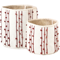 Beliani KHEL - Mand-Beige-Katoen