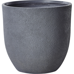 KANNIA - Bloempot - Lichtgrijs - 55 cm - Klei-vezelmengsel