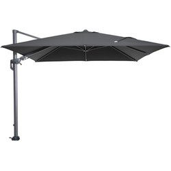 Hawaii parasol - 300x300 cm - carbon black - zwart