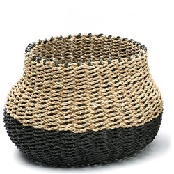 The Pod Basket - Natural Black - L