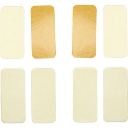 Stickers etherische oliën (kamfer/eucalyptus) cellulose 5,5 x 2,5 cm - Set van 8