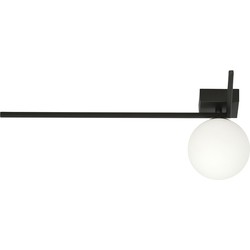 Minimalistische plafondlamp Sorrentino Zwart