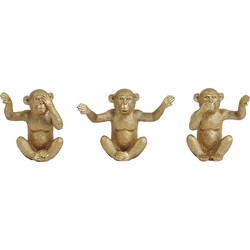 Ornament Monkey - Goud - Set