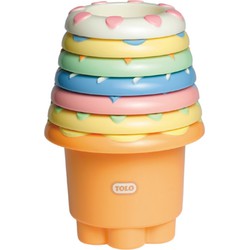 Tolo Tolo Baby Stapelbekers Pastelkleur - 7 stuks