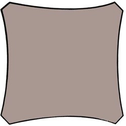Schaduwdoek Vierkant 3,6x3,6 Taupe