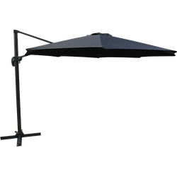Brandon zweefparasol zwart - Ø3,5 m