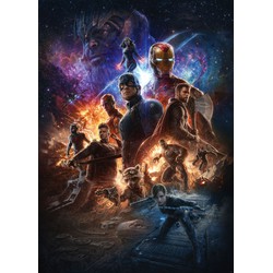 Komar fotobehang Avengers Battle of Worlds multicolor - 200 x 280 cm - 610759