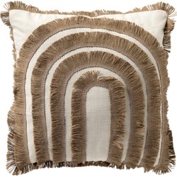 Dutch Decor MARINA - Sierkussen 45x45 cm - Natural - bruin - Dutch Decor
