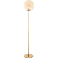 Light&living Vloerlamp Ø30x160 cm MEDINA glas amber+goud