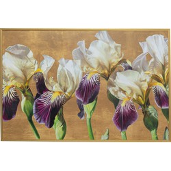 Kare Schilderij Iris 150x100cm