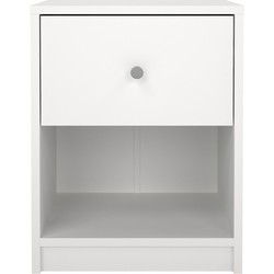 Nachtkastje met 1 lade en 1 open vak B37,9 cm  LISE