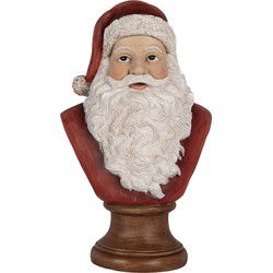 Clayre & Eef Kerstdecoratie Beeld Kerstboom Rood Kunststof