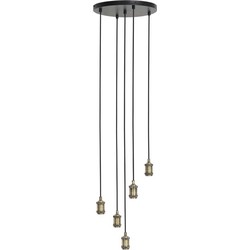 Light&living Hanglamp 5L Ø35xmax145 cm MADELIN antiek brons