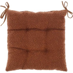 Unique Living - Matras Kussen Nila 40x40cm Leather Brown