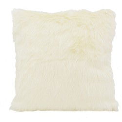 Furry Velvet Crème | 45 x 45 cm | Kussenhoes | Velvet/Polyester