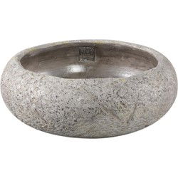 PTMD Schaal Leandere - 30x30x12 cm - Cement - Grijs
