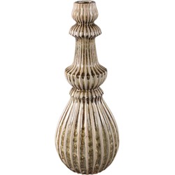 PTMD Vaas Myrtle - 18x18x50 cm - Keramiek - Creme