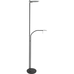 Steinhauer vloerlamp Turound - zwart - metaal - 2988ZW