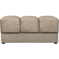 WOOOD Second Date Hocker - Structure Velvet - Wheatfield