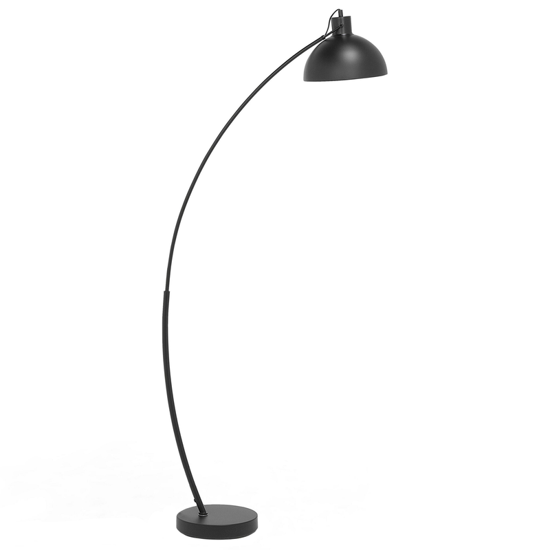Beliani DINTEL - Staande lamp-Zwart-Metaal - 
