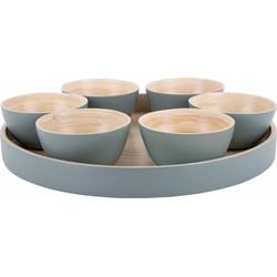 Schaal Tray Puro Rond - Groen - 32x32x6cm