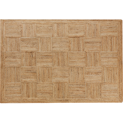 Beliani ESENTEPE - Gevlochten-Beige-Jute