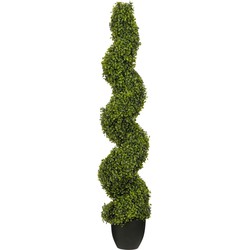 Mica Decorations Kunstplant Buxus - 25x25x120 cm - Polyethyleen - Groen