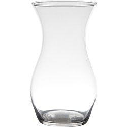 Bloemenvaas Iconic - glas - transparant - D14 x H25 cm - boeketten - Vazen