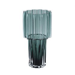 PTMD Vaas Maayan - 18x18x35 cm - Glas - Groen
