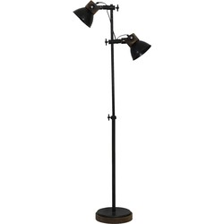 Light & Living - Vloerlamp JODY  - 40x30x165cm - Zwart