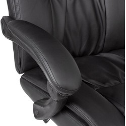 Pippa Design comfortabele bureaustoel 150 kg - zwart