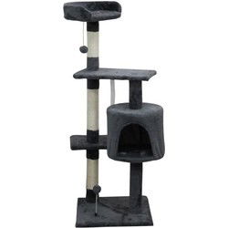JAPSER - Scratching post - 40 x 40 x 114 cm - Grijs