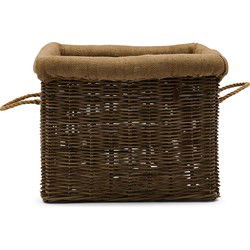 Riviera Maison Rustic Rattan Log Basket M~
