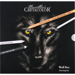 Cretacolor Cretacolor Cretacolor Wolf Box Tekenset 25-delig