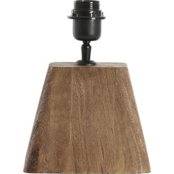 Light & Living - Lampvoet 18x13x15 cm KARDAN hout mat bruin