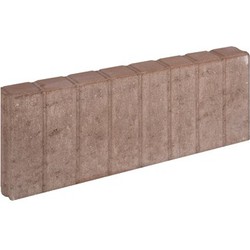 10 stuks! Blokjesband bruin 6x20x50 cm - Gardenlux