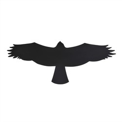Zwarte raamstickers met vogels buizerd 10 stuks - Vogelverjagers