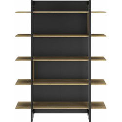 Industriële Bibliotheek 5 Planken L136 cm - Russel