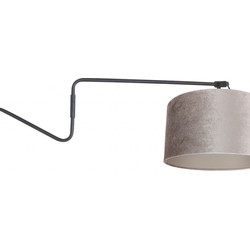 Steinhauer wandlamp Linstrøm - zwart - metaal - 3722ZW
