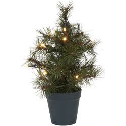 House Doctor Kerstboom Pinus met lampjes 30cm
