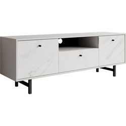 Meubella - TV-Meubel Ventanas - Wit - 150 cm