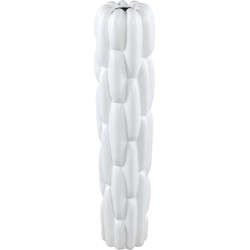 PTMD Vaas Seanis - 14x14x61 cm - Keramiek - Wit