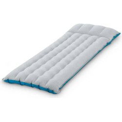 INTEX opblaasbare campingmatras - 1 persoon - grijs