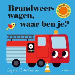 NL - Gottmer Gottmer Brandweerwagen, waar ben je (karton). 2+