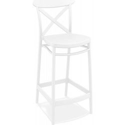 BERLIOZ halfhoge snackkruk 50x45x96 cm Wit