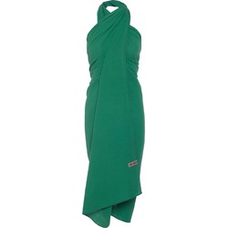 Knit Factory Liv Pareo - XL Sjaal - Stranddoek - Bright Green - 180x130 cm