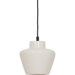 Hanglamp Souma - Keramiek Glanzend Wit - Ø24x26cm